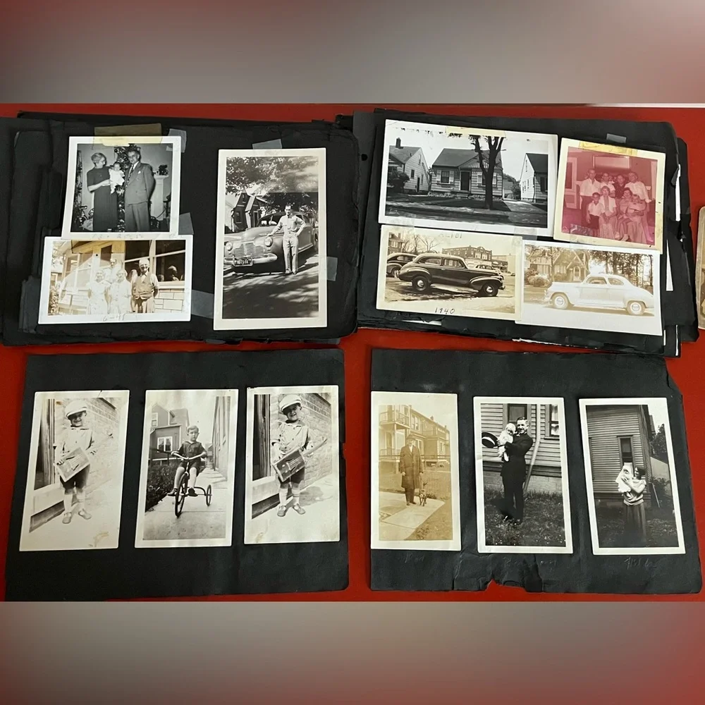Vintage Black/White Photography Collection dated 1900’s-40’s few cabinet cards - Picture 8 of 16